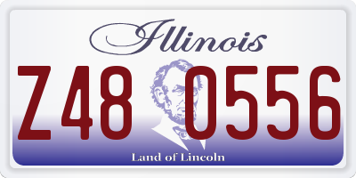 IL license plate Z480556