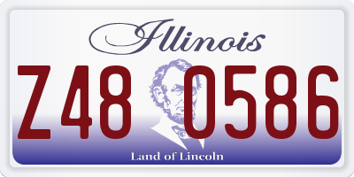 IL license plate Z480586