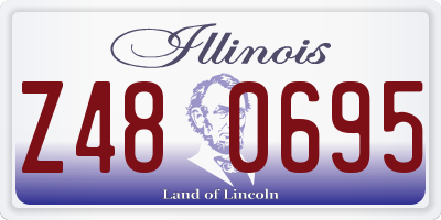 IL license plate Z480695