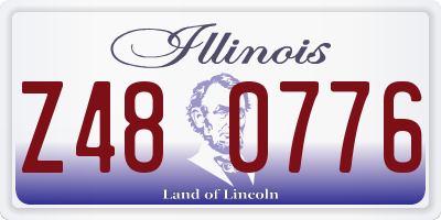 IL license plate Z480776
