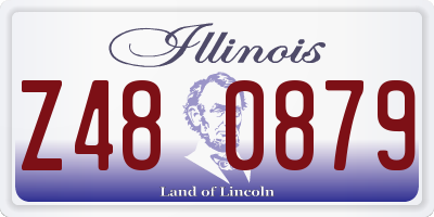 IL license plate Z480879