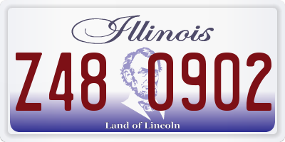 IL license plate Z480902
