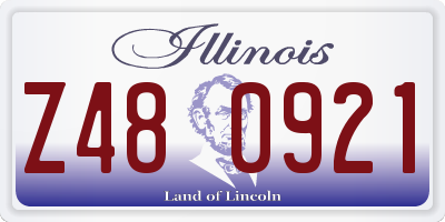 IL license plate Z480921