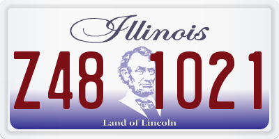 IL license plate Z481021