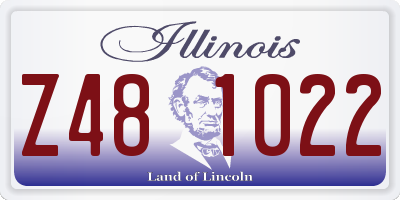 IL license plate Z481022