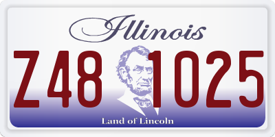 IL license plate Z481025