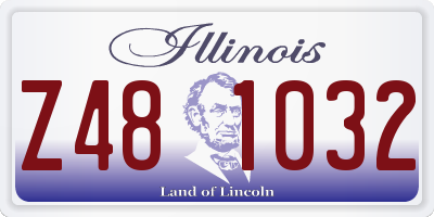 IL license plate Z481032