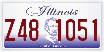 IL license plate Z481051