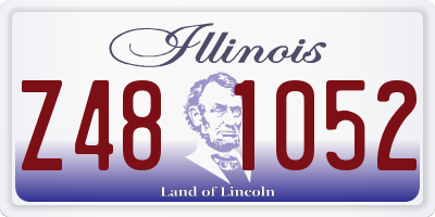 IL license plate Z481052