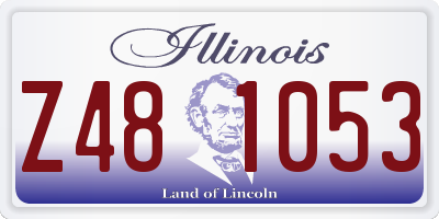 IL license plate Z481053