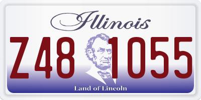 IL license plate Z481055