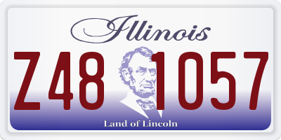 IL license plate Z481057