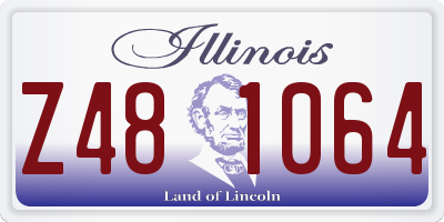 IL license plate Z481064
