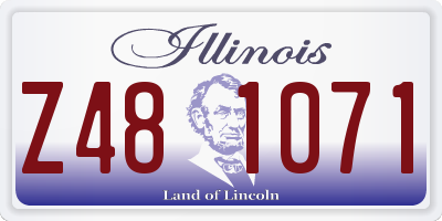 IL license plate Z481071
