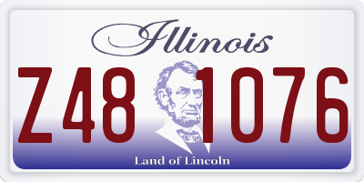 IL license plate Z481076