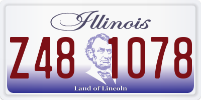 IL license plate Z481078