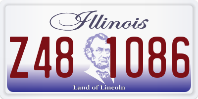 IL license plate Z481086