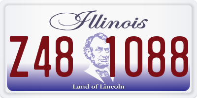 IL license plate Z481088