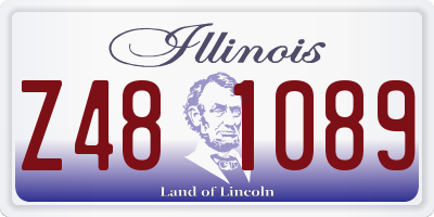 IL license plate Z481089