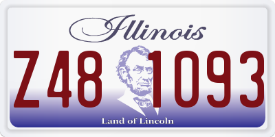 IL license plate Z481093