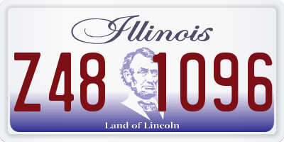 IL license plate Z481096