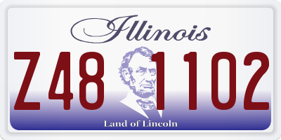 IL license plate Z481102