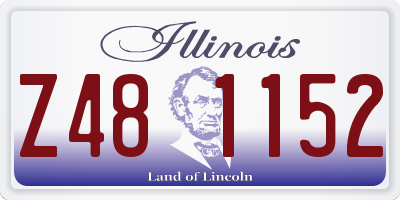IL license plate Z481152