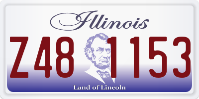 IL license plate Z481153