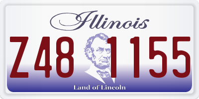 IL license plate Z481155