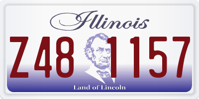 IL license plate Z481157