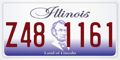 IL license plate Z481161