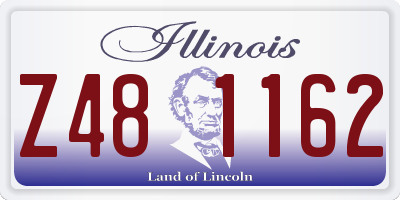 IL license plate Z481162