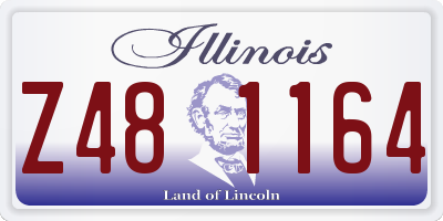 IL license plate Z481164