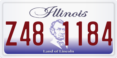 IL license plate Z481184