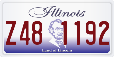 IL license plate Z481192