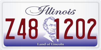 IL license plate Z481202