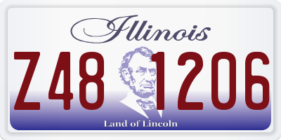 IL license plate Z481206
