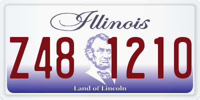 IL license plate Z481210