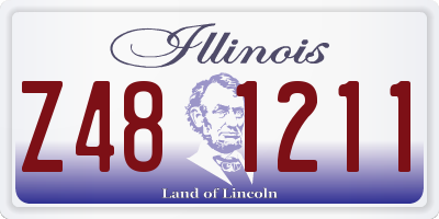IL license plate Z481211