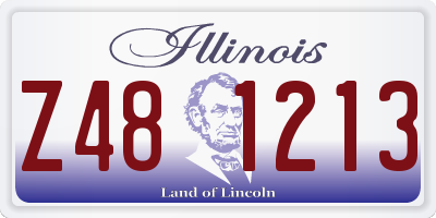 IL license plate Z481213