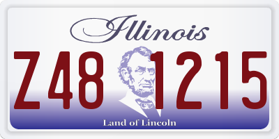 IL license plate Z481215