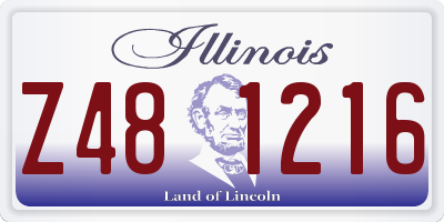 IL license plate Z481216