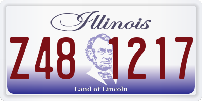 IL license plate Z481217