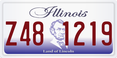 IL license plate Z481219