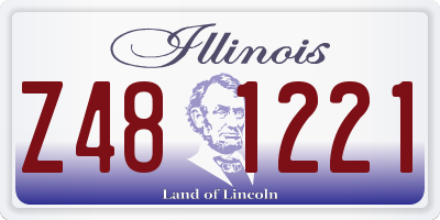 IL license plate Z481221