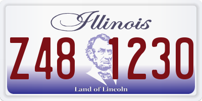 IL license plate Z481230