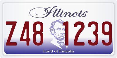 IL license plate Z481239