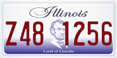 IL license plate Z481256