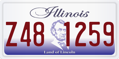IL license plate Z481259