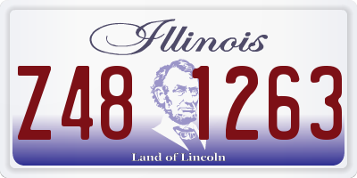 IL license plate Z481263